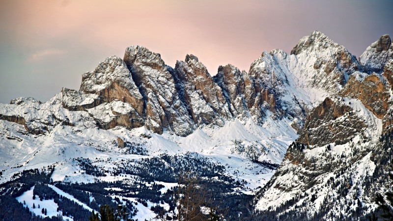 Bergkette über Wolkenstein