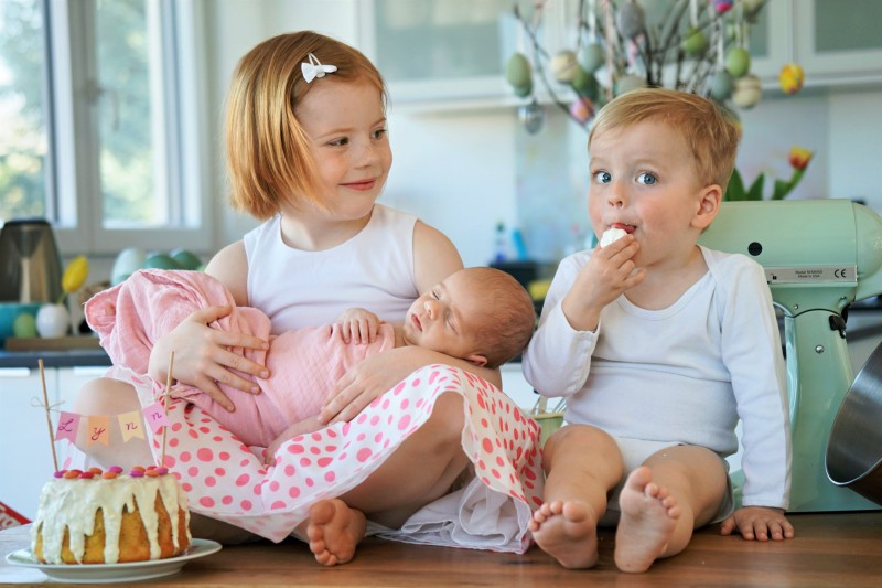 Baby frisch gebacken
